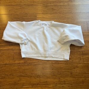 Cotton On Cropped Sweatshirt White